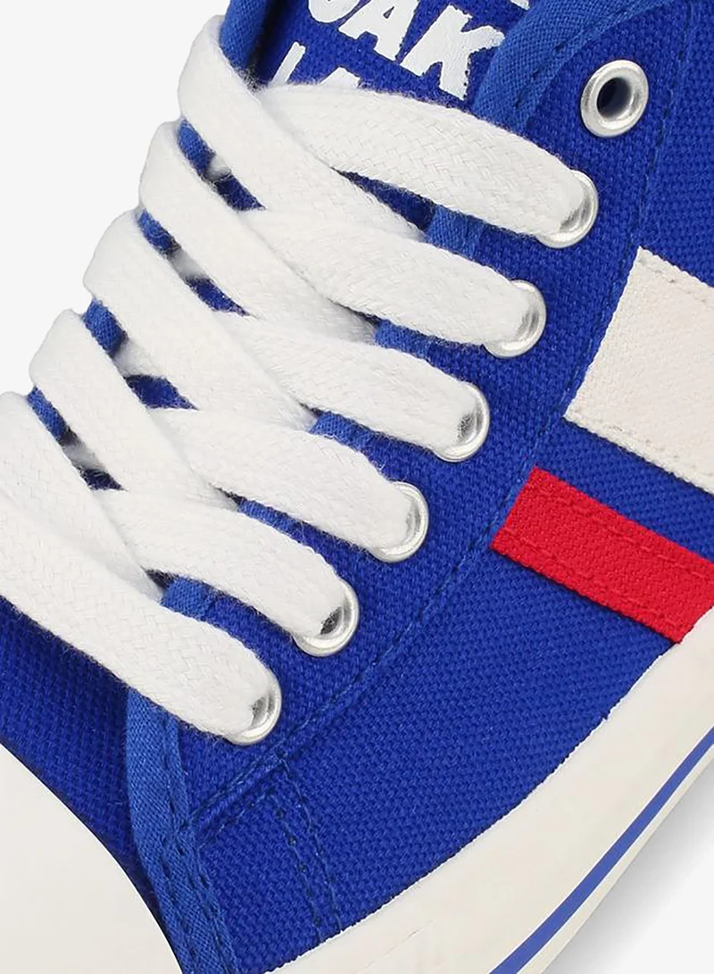 Oaklan By Shoexpress BLUE Boys Colourblock Lace-Up Ankle Sneakers for Men | Best Price UAE