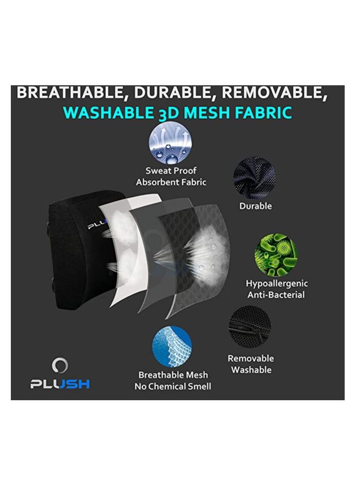 بلش وسادة دعم قطني جل محشوة بالجلد الإبداعي للكرسي - Image 5