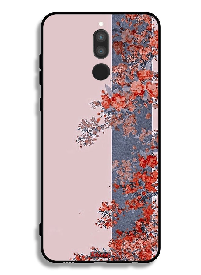 Tolwak Huawei Mate 10 Lite Protective Case Cover Tree Leaves And Flowers Art - Image 2