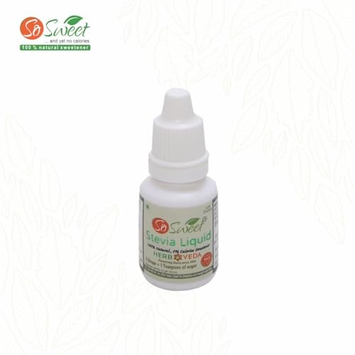 So Sweet Stevia Liquid, Sugar-Free, Natural Zero-Calorie Sweetener, 300 Drops, Pack of 3, Ideal for Weight Loss, Diabetic & Keto Friendly, Convenient for Beverages & Baking - Image 4