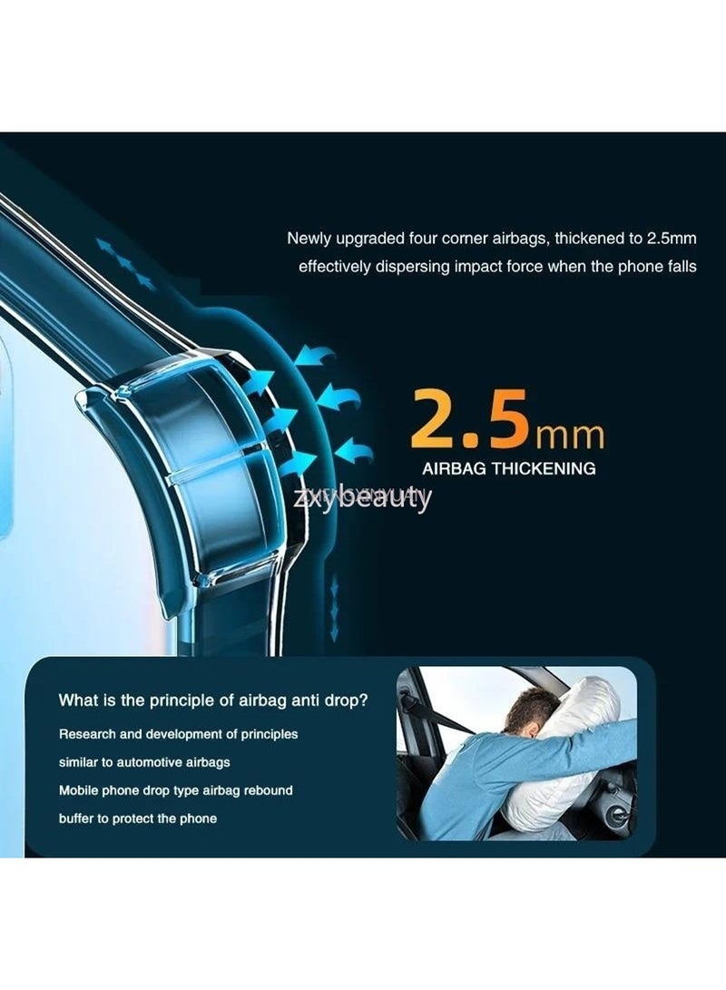 Infinix ZERO 30 4G TPU Bumper Corner Case with Camera Lens Protection Transparent Protective Back Cover