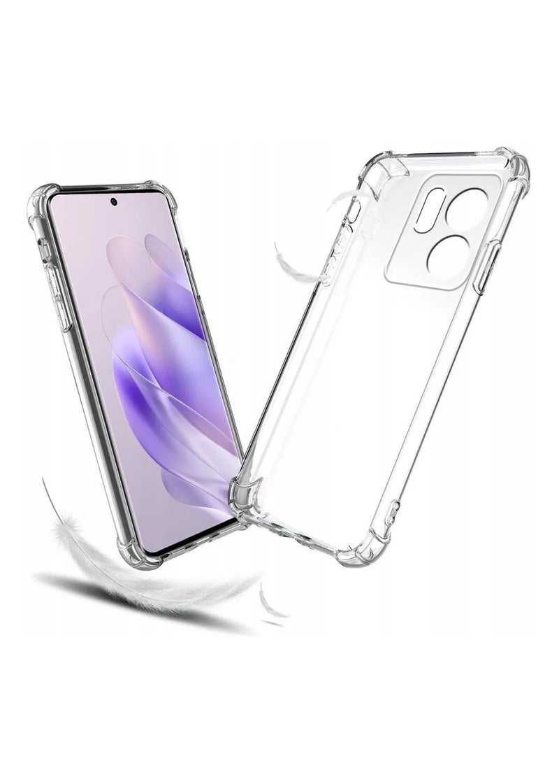 Infinix ZERO 30 4G TPU Bumper Corner Case with Camera Lens Protection Transparent Protective Back Cover