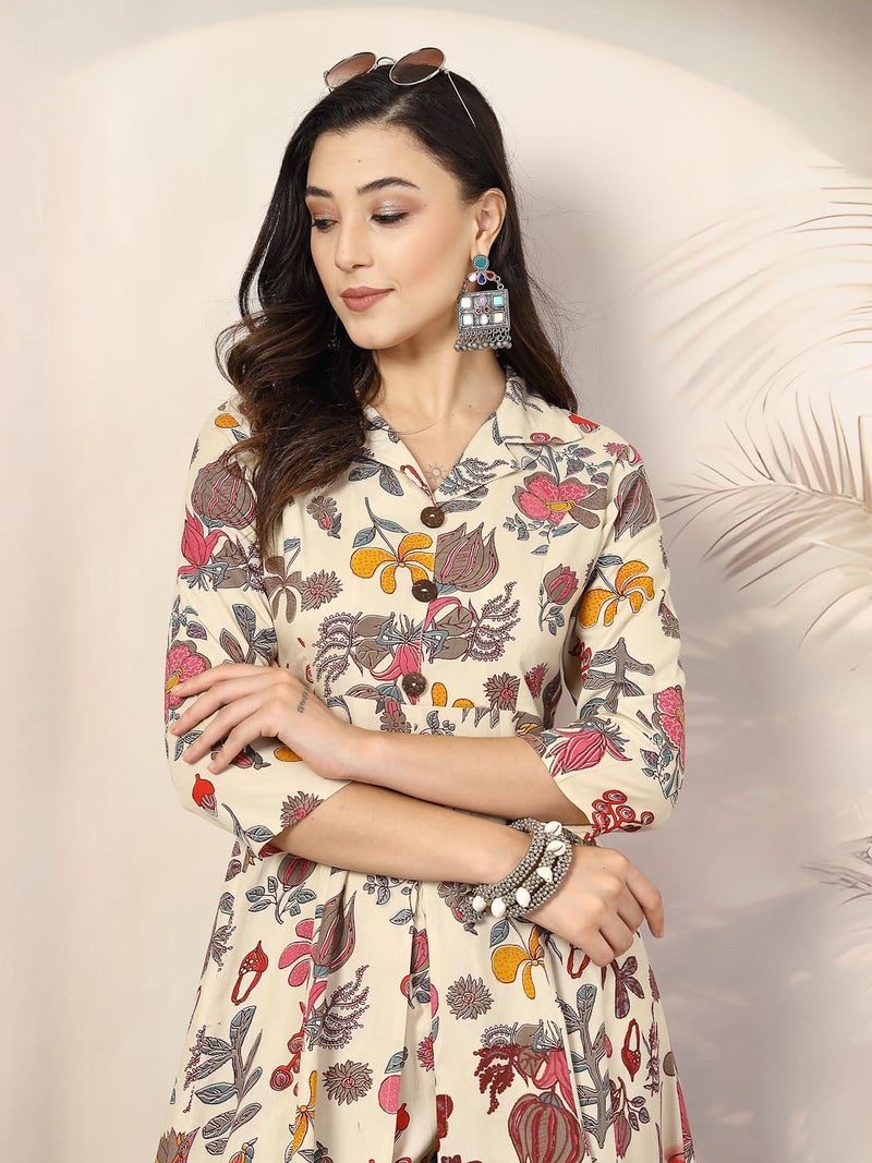 Stylum Women Floral Printed Rayon Kurta Pant Set - Image 4