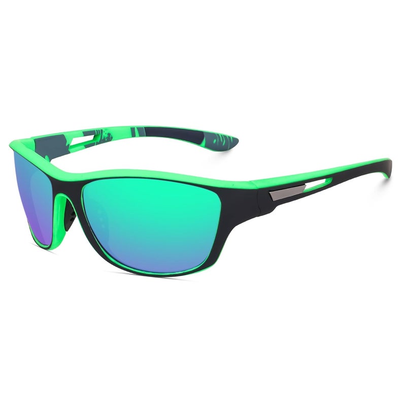 Dervin UV Protected Polarized Sports Sunglasses for Men Driving Cycling Fishing Cricket Sunglasses - Image 2