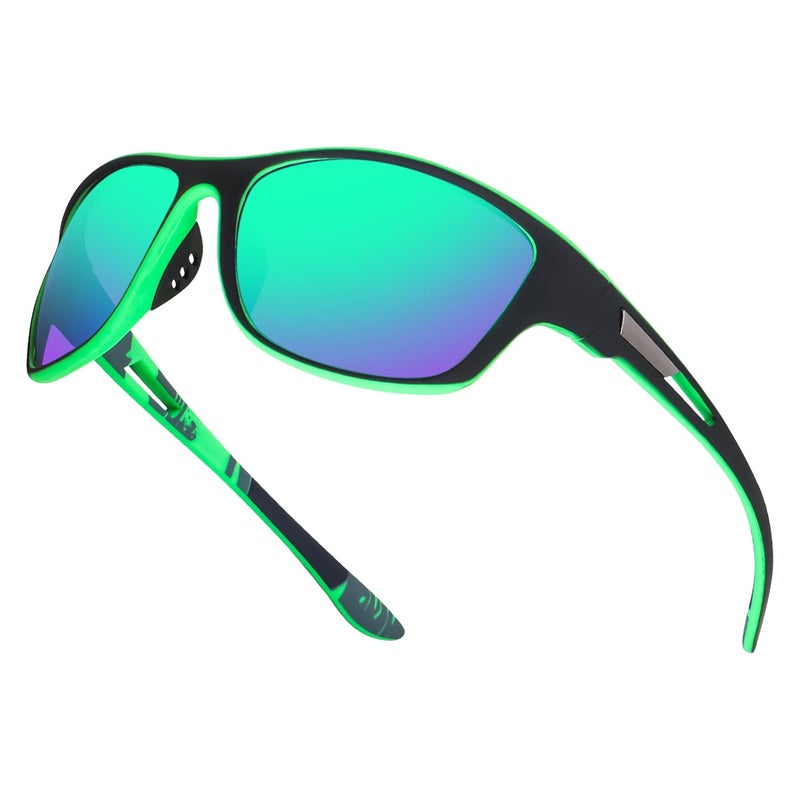 Dervin UV Protected Polarized Sports Sunglasses for Men Driving Cycling Fishing Cricket Sunglasses - Image 4