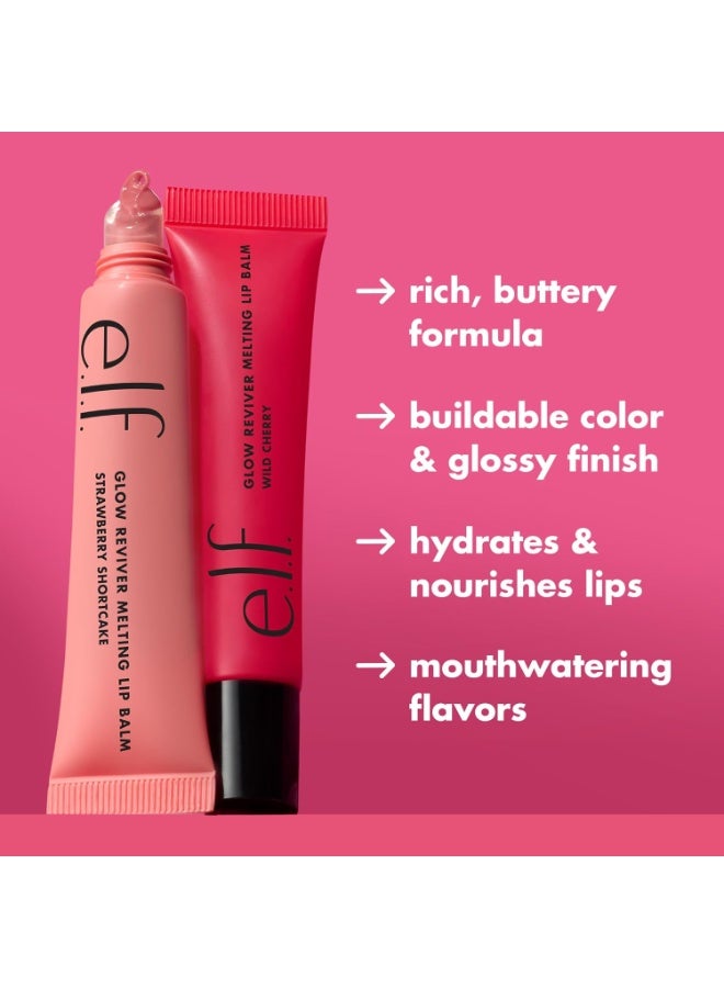 elf e.l.f. Glow Reviver Melting Lip Balm – Hydrating Tinted Vegan Lip Balm for Glossy Finish & Soft, Supple Lips, Cruelty-Free, Java Chip - Image 4