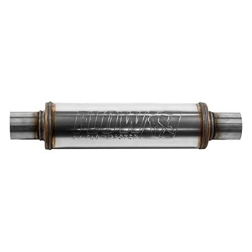 Flowmaster Flow FX Chambered Muffler – 2.25” Center In / 2.25” Center Out – Round Body – Moderate Sound – Stainless Steel – Affordable Performance for Modern Trucks, Muscle Cars & Daily Drivers, 71415 - Image 2
