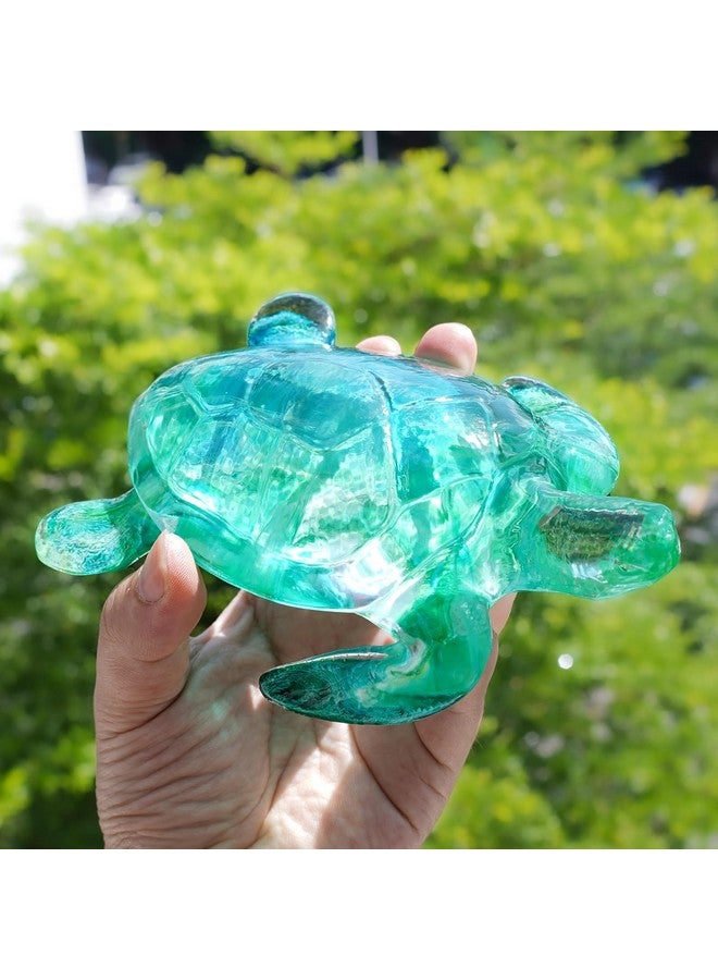 ليتس ريزن قوالب راتنج على شكل سلحفاة من LET'S RESIN، قوالب سيليكون ثلاثية الأبعاد على شكل حيوان لراتنج الإيبوكسي، قوالب سيليكون فنية بحرية كبيرة على شكل سلحفاة بحرية لحرف الراتنج، مصابيح ليلية من الراتنج بموضوع المحيط، ديكور منزلي - Image 2