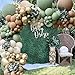 DUILE Sage Green Balloon Garland Kit 163 Pcs Natural Latex Jungle Safari Woodland Birthday Decorations Baby Shower Wild One Party - Image 3