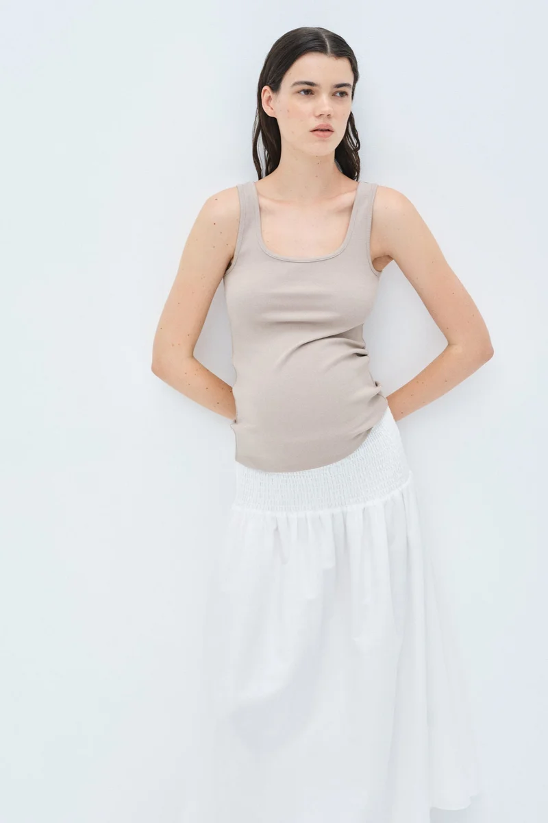 H&M MAMA Ribbed vest top