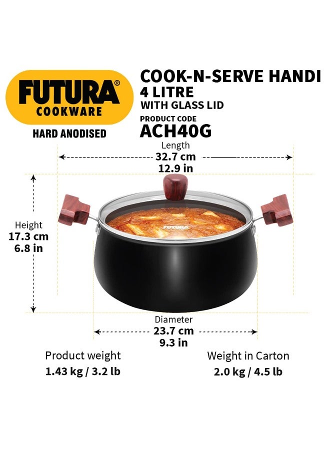 Hawkins Futura HA Cook N Save Handi W/Glass lid 4 Ltr - pzsku/Z1078530C897B5F7040BEZ/45/_/1739211833/56a38779-e72a-4583-aa9d-9b6ebdd6b211