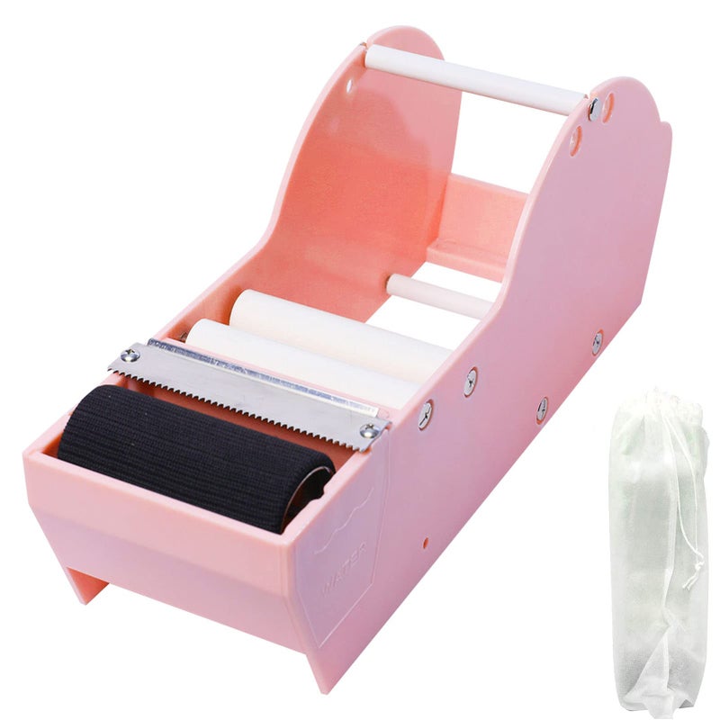 WELSTIK Water Activated Gummed Kraft Paper Tape Packaging Dispenser 3 Inch for Shipping, Carton and Box Sealing, Pink - Image 1