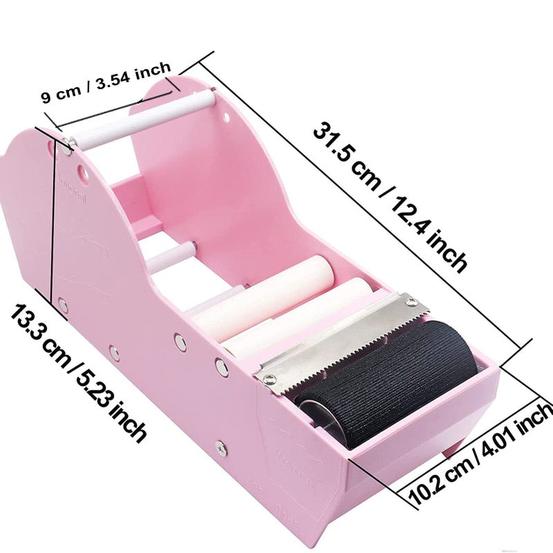 WELSTIK Water Activated Gummed Kraft Paper Tape Packaging Dispenser 3 Inch for Shipping, Carton and Box Sealing, Pink - Image 5