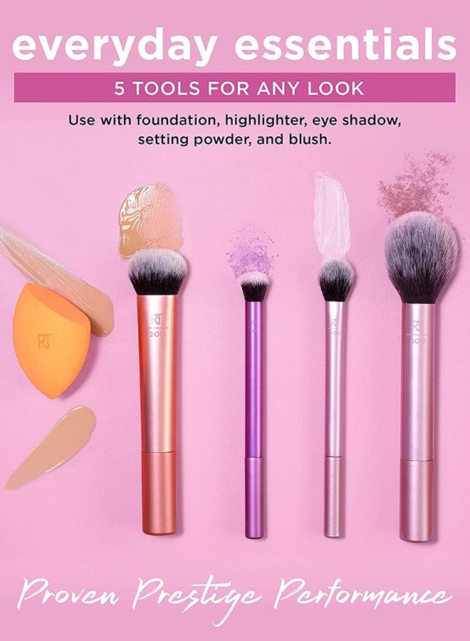 Generic Everyday Essentials Multi-Use Brush Set – Versatile & Multicolor  - Image 4