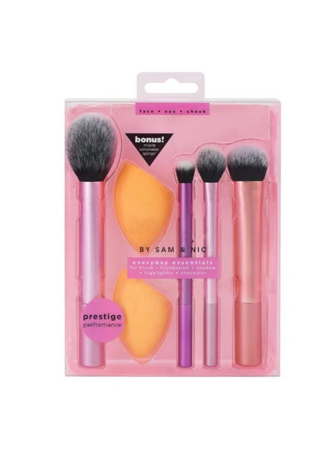 Generic Everyday Essentials Multi-Use Brush Set – Versatile & Multicolor  - Image 1