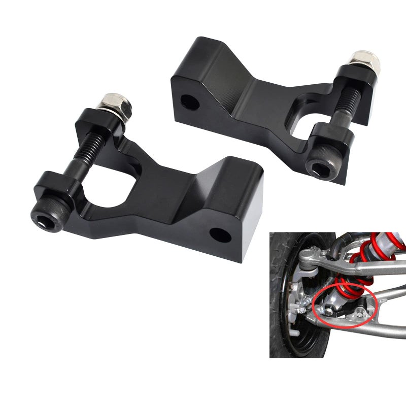NICECNC ATV 35 Track 2 Front Lowering Kit Compatible with Yamaha Raptor 660R 700 YFZ 450 Blaster 200 Banshee 350 YFZ350 8708 Warrior 350 8704 Compatible with Honda TRX400EX TRX450R