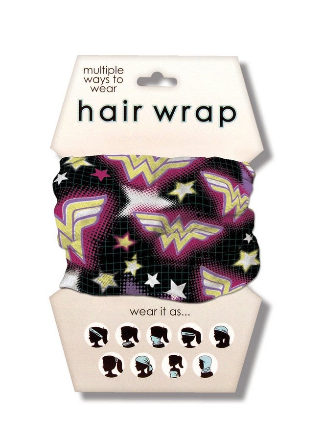 Spoontiques Hair And Face Wraps Multifunctional Bandanna Headband Scarf Neck Gaiter Balaclava Wonder Woman - Image 1