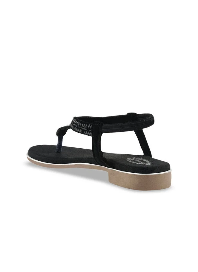 Shoetopia Shoetopia Girls Open Toe Flats with Bows