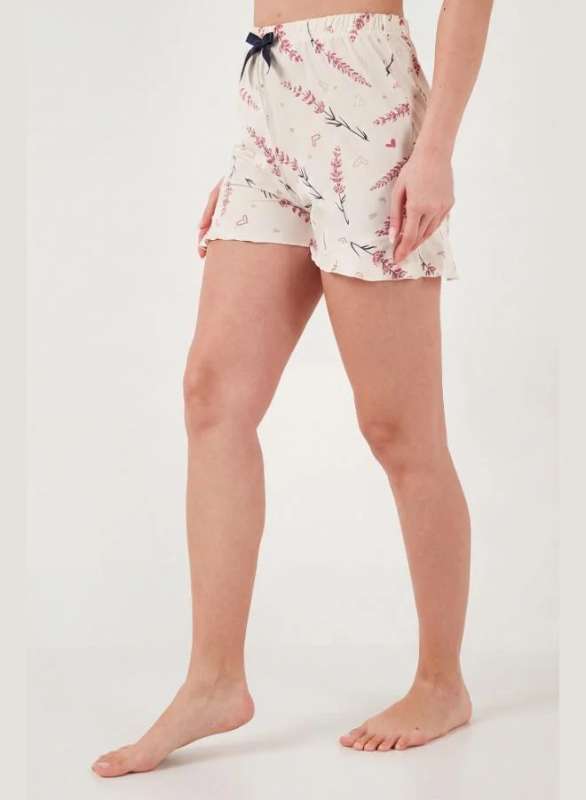 Lela  Lela Patterned Bamboo Blend Regular Fit Shorts Pajama Set Women's PAJAMA SET 6097715 for Women | Best Price UAE