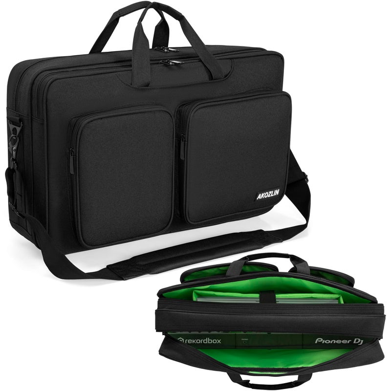 AKOZLIN Multilayer Controller Gig Bag Padded Mixer Carry Case Fit For Pioneer DDJ FLX4 DJ Lite SB 2 3 SB2 SB3 DJ 400 RB Controller Travel Bag - Image 2