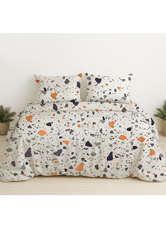 snooze - Flat bed sheet set 3pcs,220*235 cm + 2 Free Pillowcases, Rocx design - Image 1