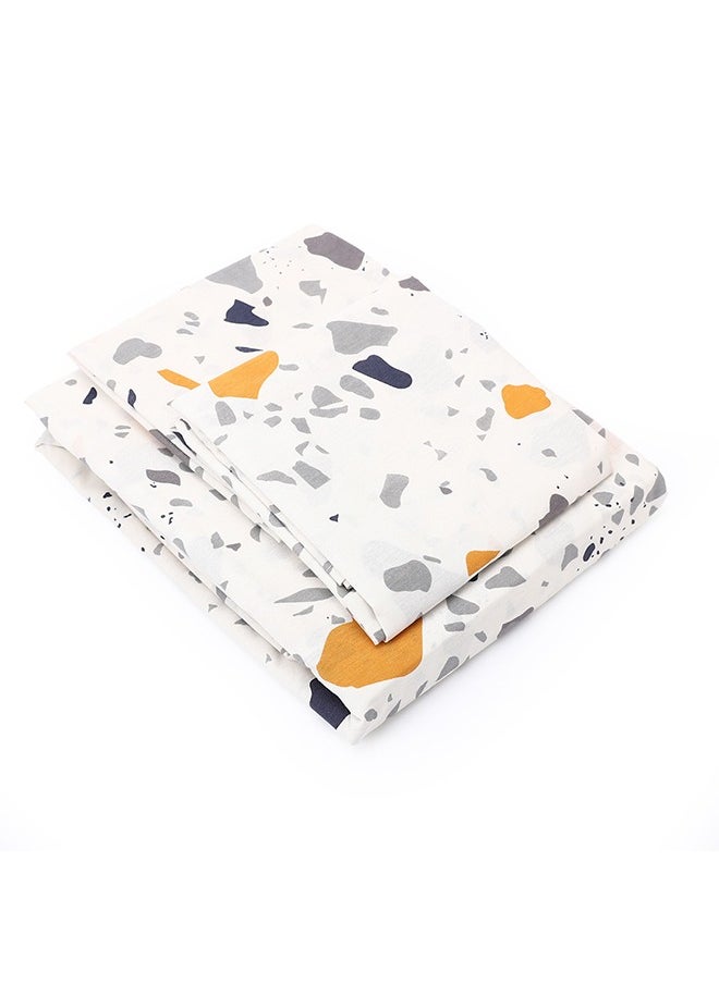 snooze - Flat bed sheet set 3pcs,220*235 cm + 2 Free Pillowcases, Rocx design - Image 1