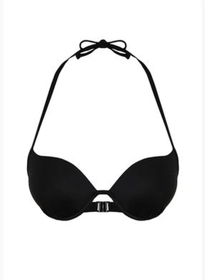 trendyol Black Balconette Push Up Bikini Top TBESS24BU00067