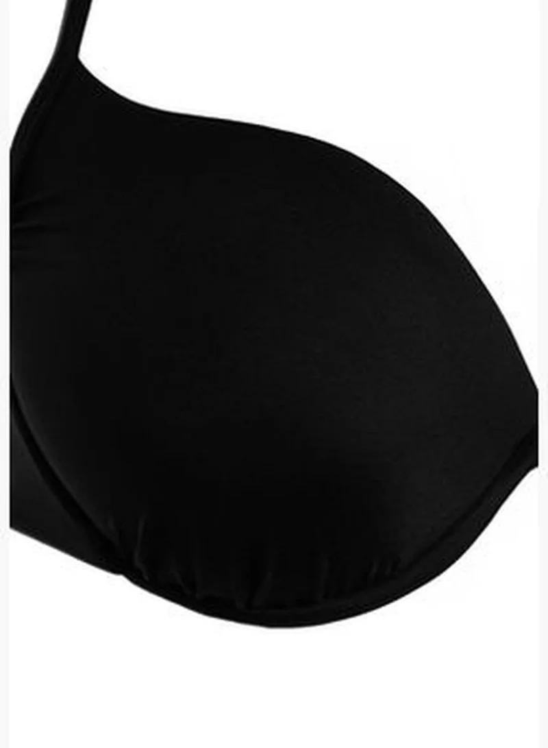 trendyol Black Balconette Push Up Bikini Top TBESS24BU00067