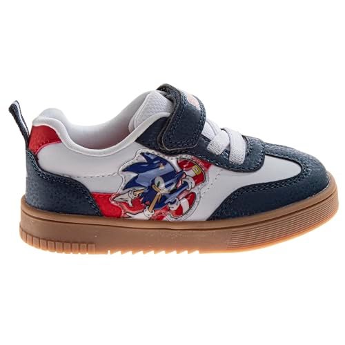 Josmo Sonic Shoes for Boys - Shoe Classic Retro Style Sport Soccer Sneakers - Navy (Size 12 Little Kidr) - Image 2