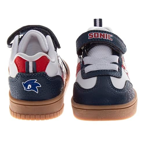 Josmo Sonic Shoes for Boys - Shoe Classic Retro Style Sport Soccer Sneakers - Navy (Size 12 Little Kidr) - Image 3