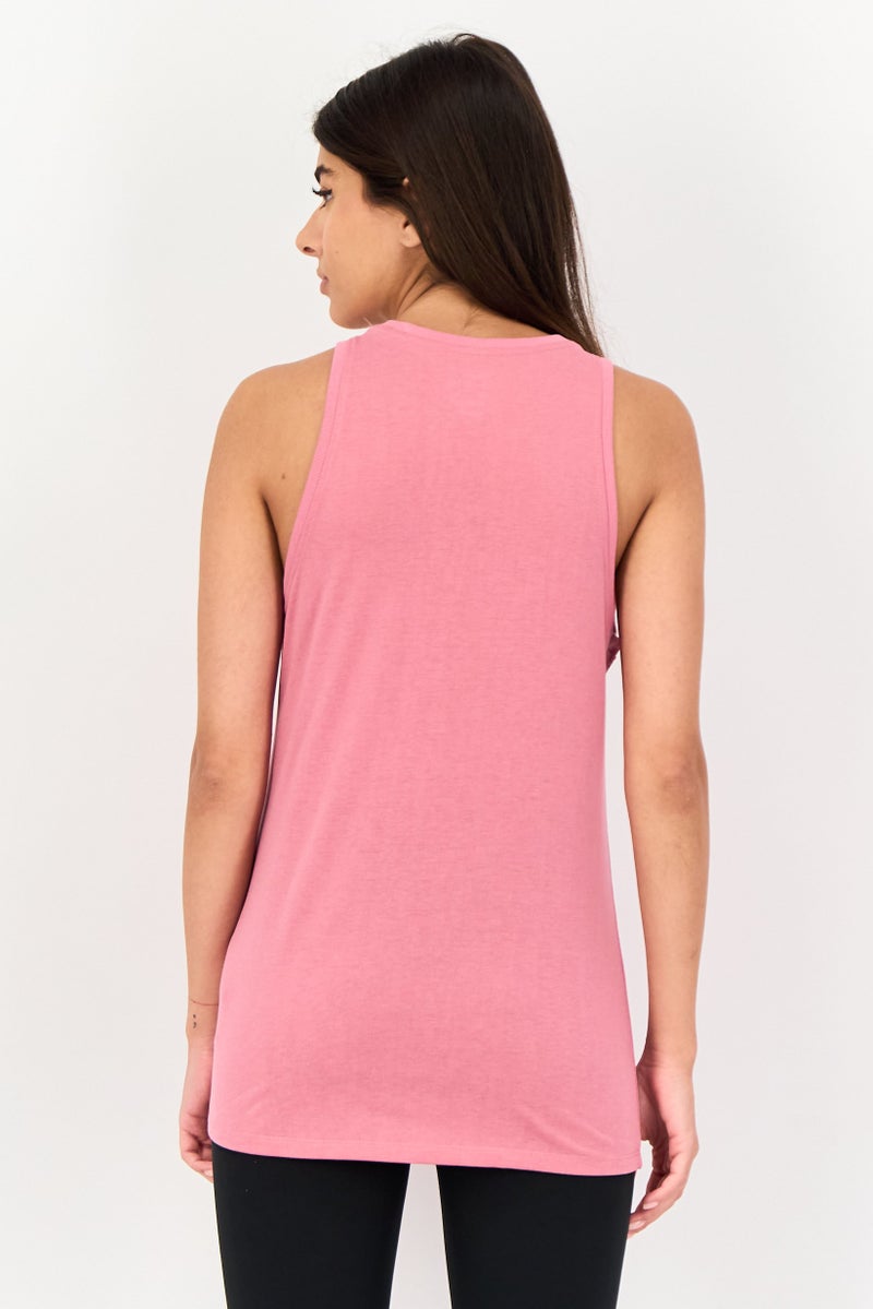Nike Women Sportswear Fit Sleeveless Training Tank Top, Pink - Image 4