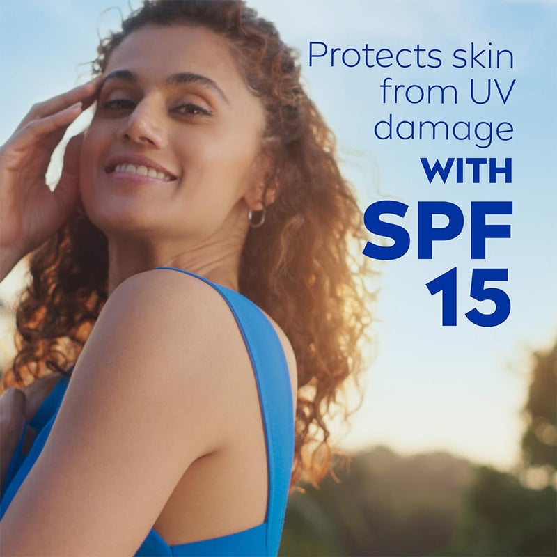 NIVEA Aloe Protection Body Lotion 200 ml  SPF 15  Aloe Vera Extracts  Dep Moisture Serum  Men and Women  All Skin Type - Image 5