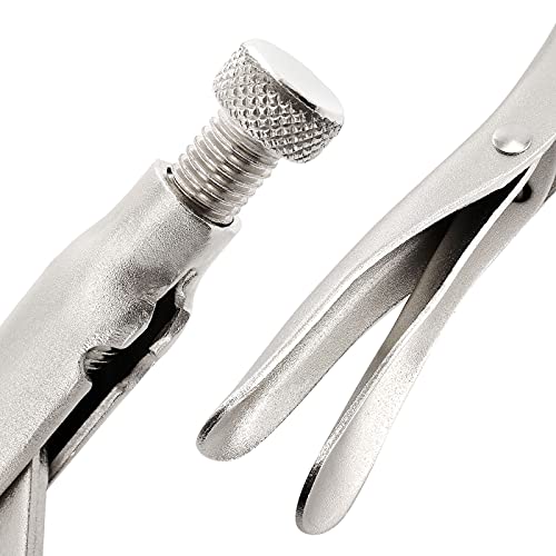 JOIKIT 3PCS 18 Inch C-Clamp Locking Pliers, Welding Pliers Set, Large Face C Clamp with Swivel Pads, Vise Grip C-Clamp for Woodworking Carpentry, Welding, Electrical Equipment - Image 3