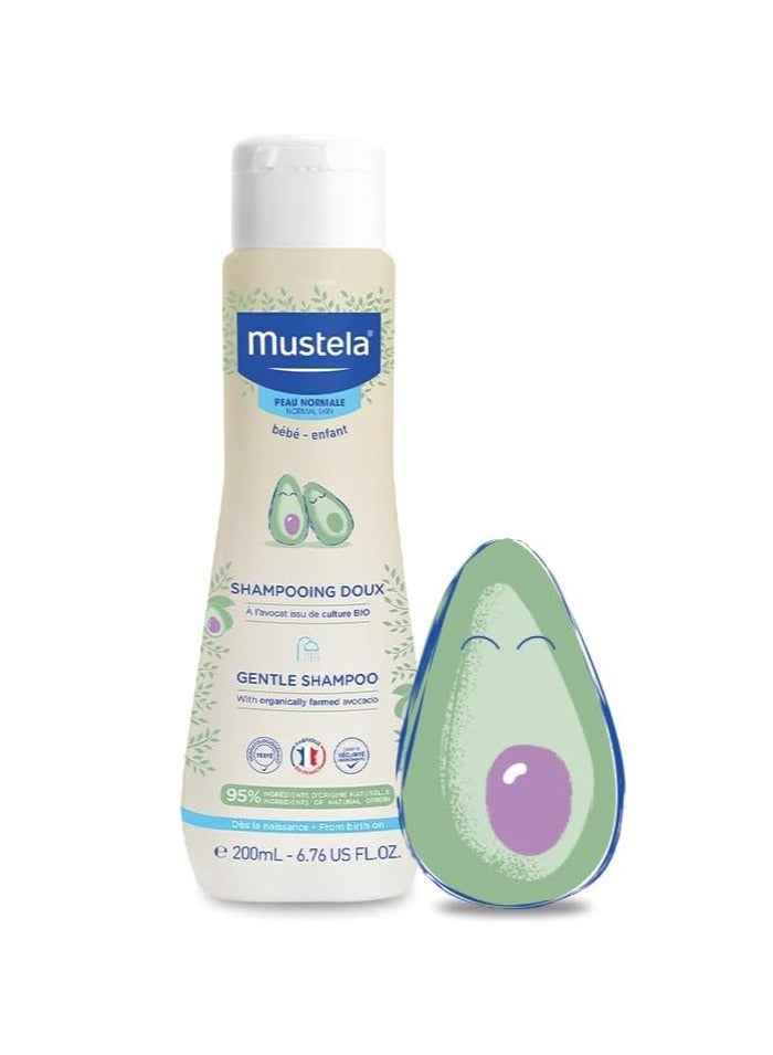 Mustela Pack Of 2 Gentle Baby Shampoo With Organically Farmed Avocado 200ml - Image 4