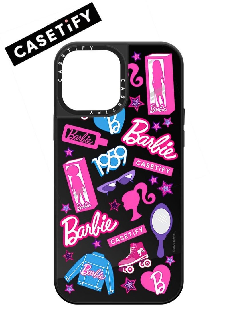 Casetify - Case for iPhone 13/14 6.1 inch Barbie Cover Black - Image 1