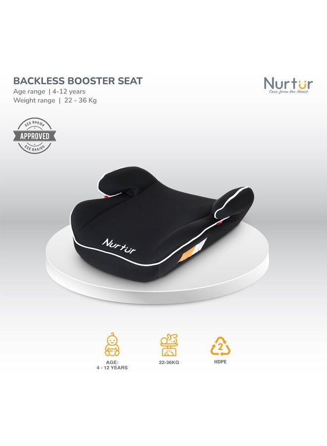 Nurtur Booster Seat Arm Rest Easy To Install Universally Fit Wide Cushioned Base Suitable From 6 Years To 12 Years - Image 2