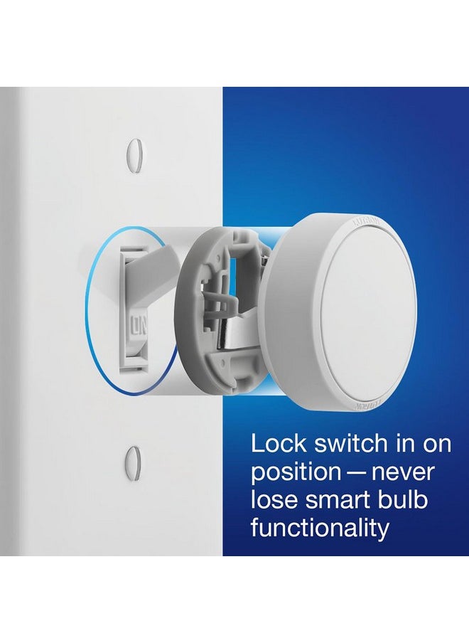 LUTRON Lutron Aurora Smart Bulb Dimmer Switch | for Philips Hue Smart Bulbs | Z3-1BRL-WH-L0 | White  - Image 2