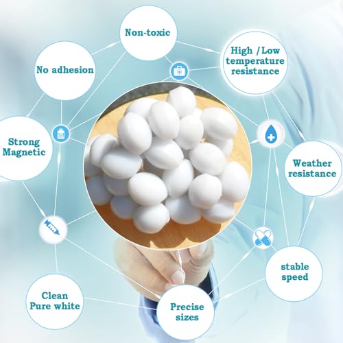 BBTCTY Magnetic Stirrer Stir Bar PTFE Magnetic Mixer Stir Bars (6X8mm, Olive Shape, 10pcs) - Image 5