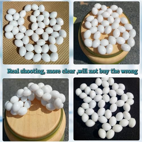 BBTCTY Magnetic Stirrer Stir Bar PTFE Magnetic Mixer Stir Bars (6X8mm, Olive Shape, 10pcs) - Image 2