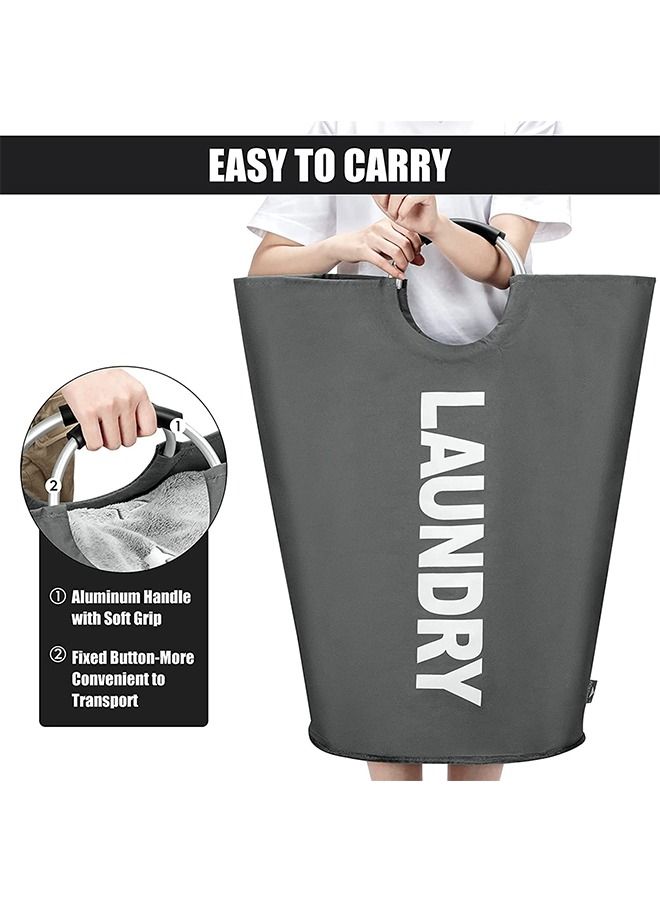 Laundry Basket Laundry Hamper all Cotton Storage Basket with Handles Collapsible Laundry Hamper - Image 5