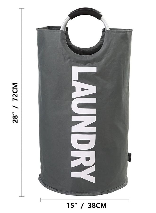 Laundry Basket Laundry Hamper all Cotton Storage Basket with Handles Collapsible Laundry Hamper - Image 3