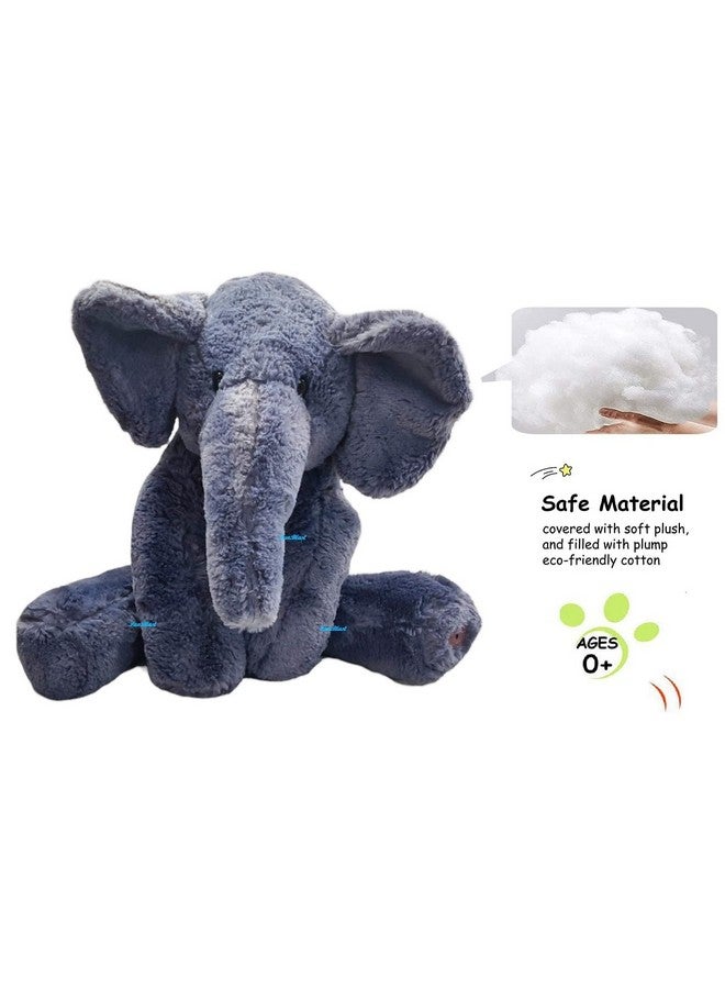 FunBlast Elephant Soft Toys - Fluffy Stuffed Elephant Plush Toy, Lovable and Huggable Animal Plush Soft Toy for Kids, Boys, Girls, Birthday Gift Plush Toy - 30 CM - Image 4