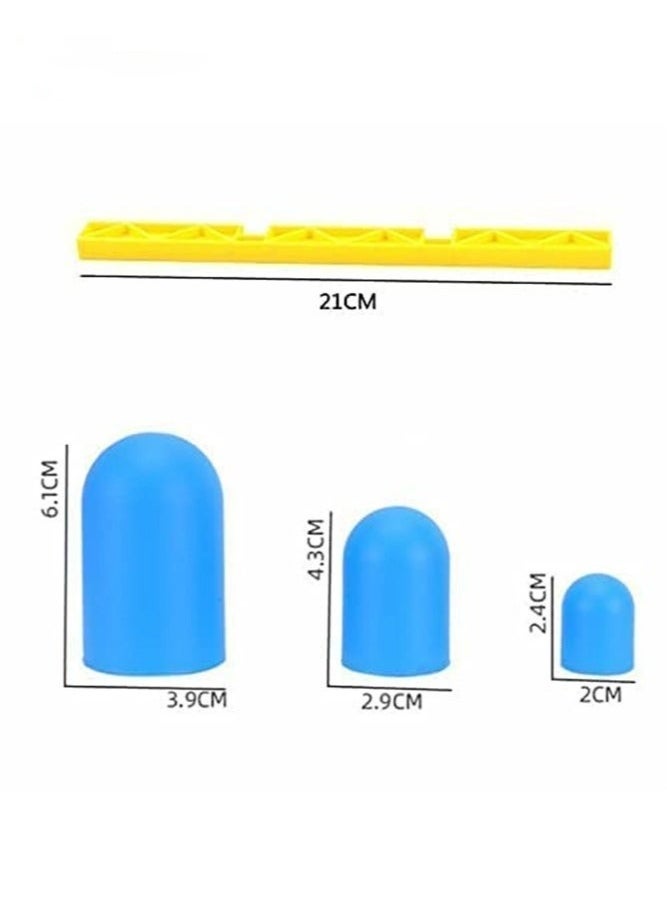 Beauenty Gobble Board Game, Tic Tac Toe Game Children's Educational Educational Puzzle Game Toy Toys, Parent-child Early Education Family Interactive Board Game Classic 3d Board Game - Image 3