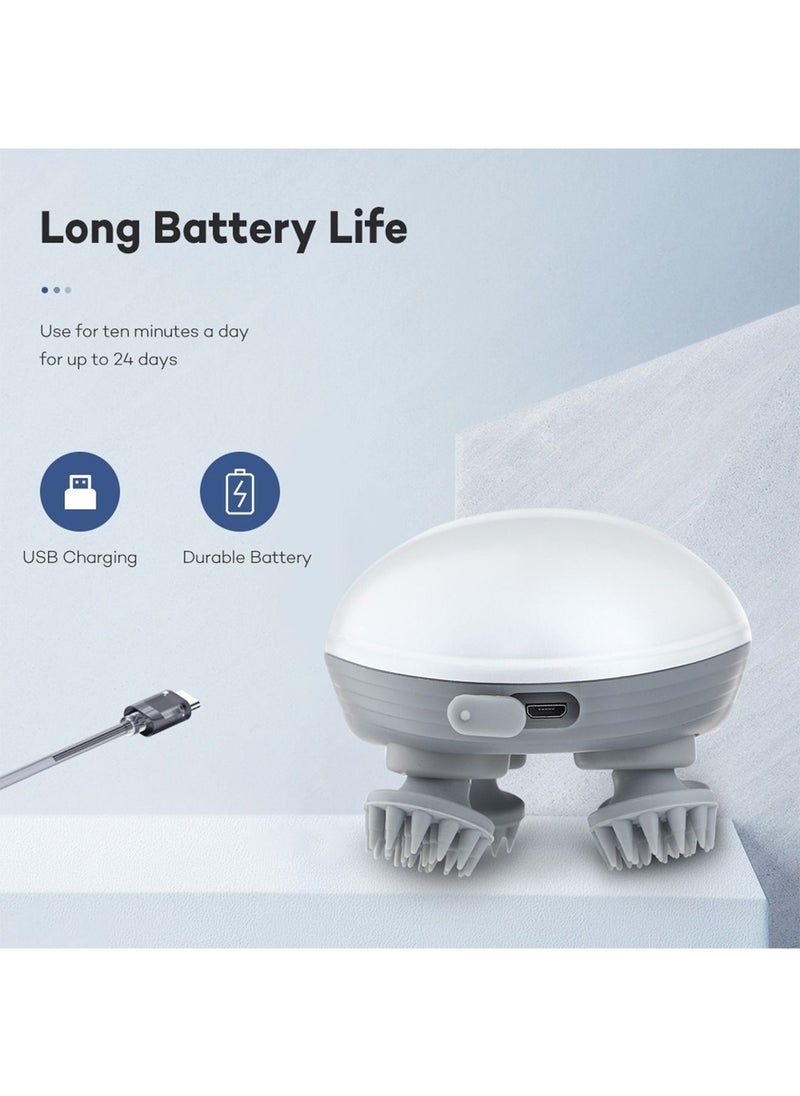LIMOS Electric Scalp Massager with 3 Modes Head Kneading Massage Portable Waterproof Rechargeable  - Image 3