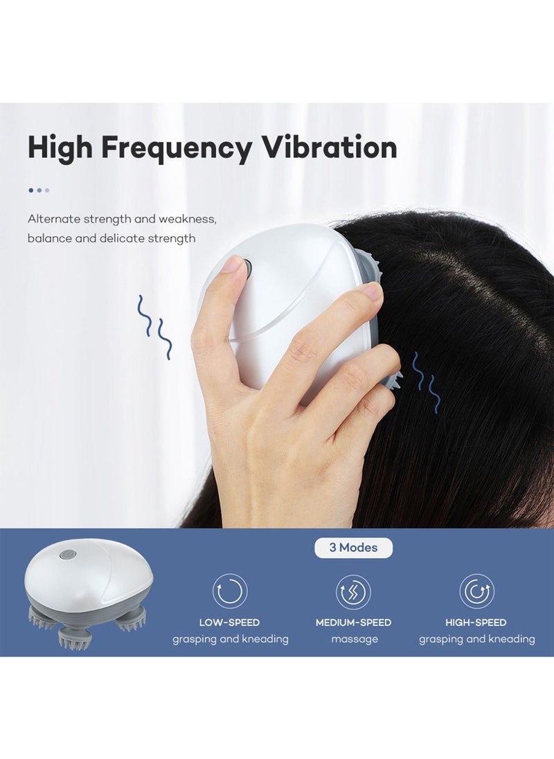 LIMOS Electric Scalp Massager with 3 Modes Head Kneading Massage Portable Waterproof Rechargeable  - Image 5