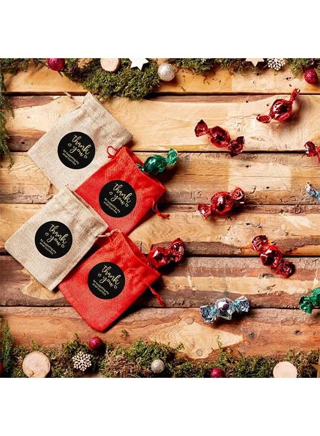 Professional Thank You Stickers 1500-Pack - 3-Color Customizable Labels for Small Business Packaging, Retail Store, E-commerce to Boost Customer Loyalty - Image 4