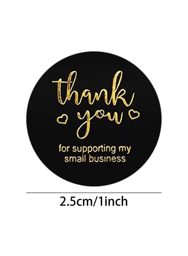 Professional Thank You Stickers 1500-Pack - 3-Color Customizable Labels for Small Business Packaging, Retail Store, E-commerce to Boost Customer Loyalty - Image 5