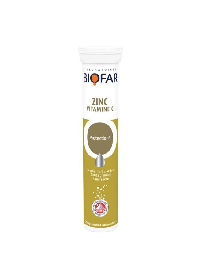 Biofar Zinc Vitamin C Effervescent Tablets 20'S - Image 2