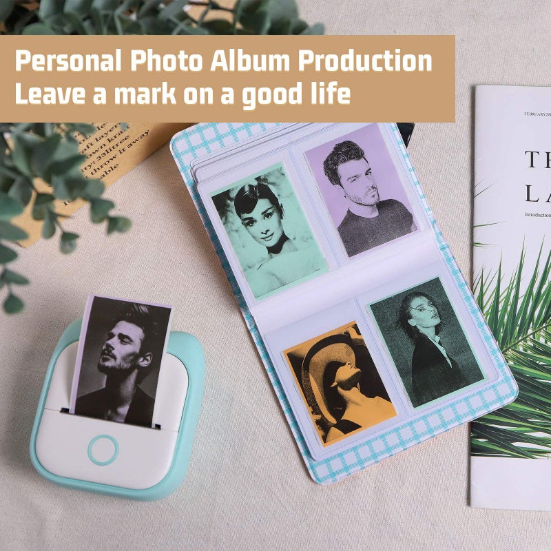 Memoking T02/M02X/M02L Purple/Green/Orange Thermal Paper-20-Year Sticky 50mmx3.5m for Journal Photo Texts Study Notes and More, 3 Rolls - Image 4