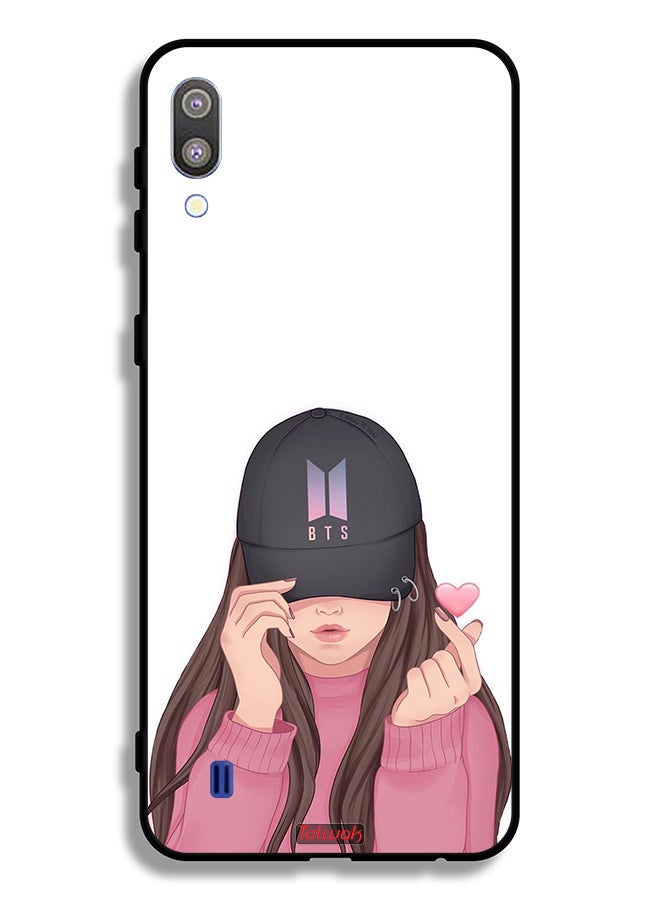Tolwak Samsung Galaxy M10 Protective Case Cover Girl Making Snap - Image 2